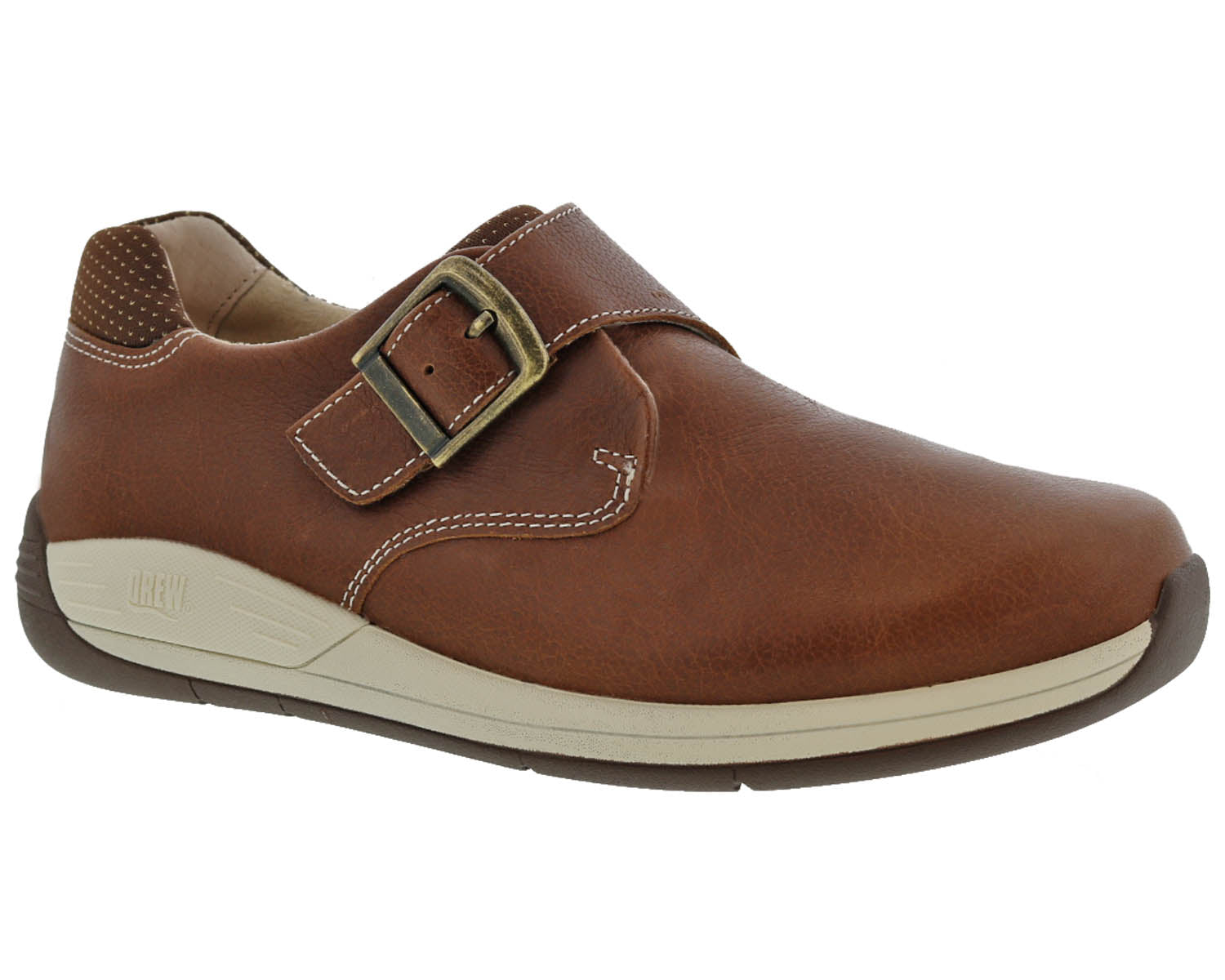 Drew Tempo Women's Walking Shoe - Camel Leather - View 2