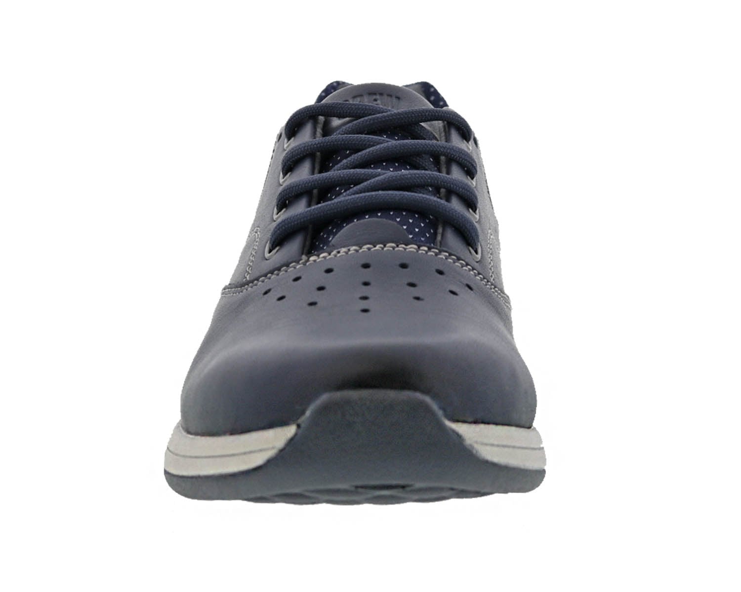 Drew Tour Women's Oxford - Navy Leather - Front View