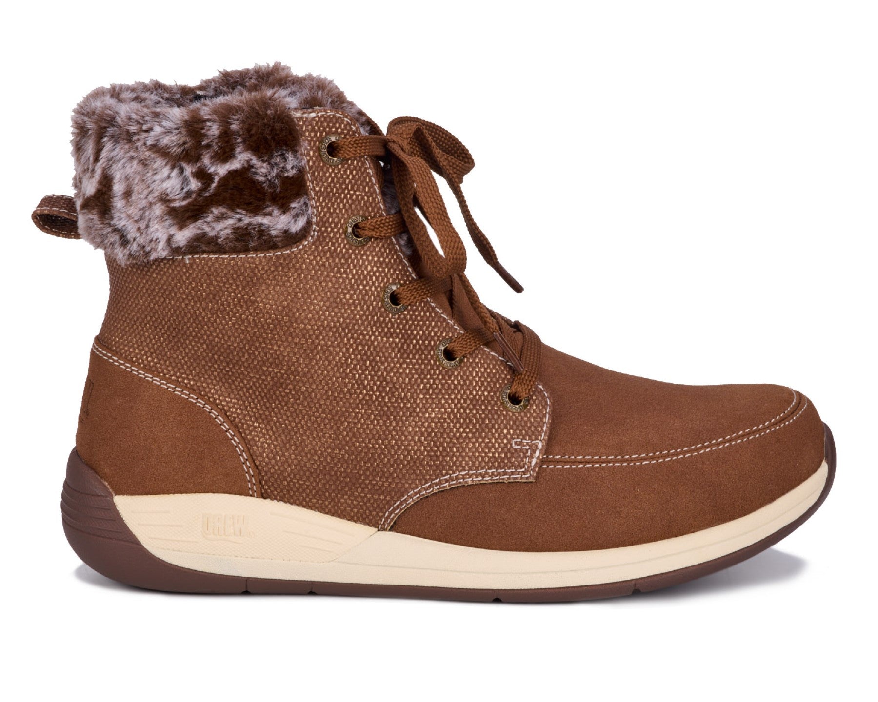 Drew Tracker Women's Comfort Boot - Brown Combo - Outside View