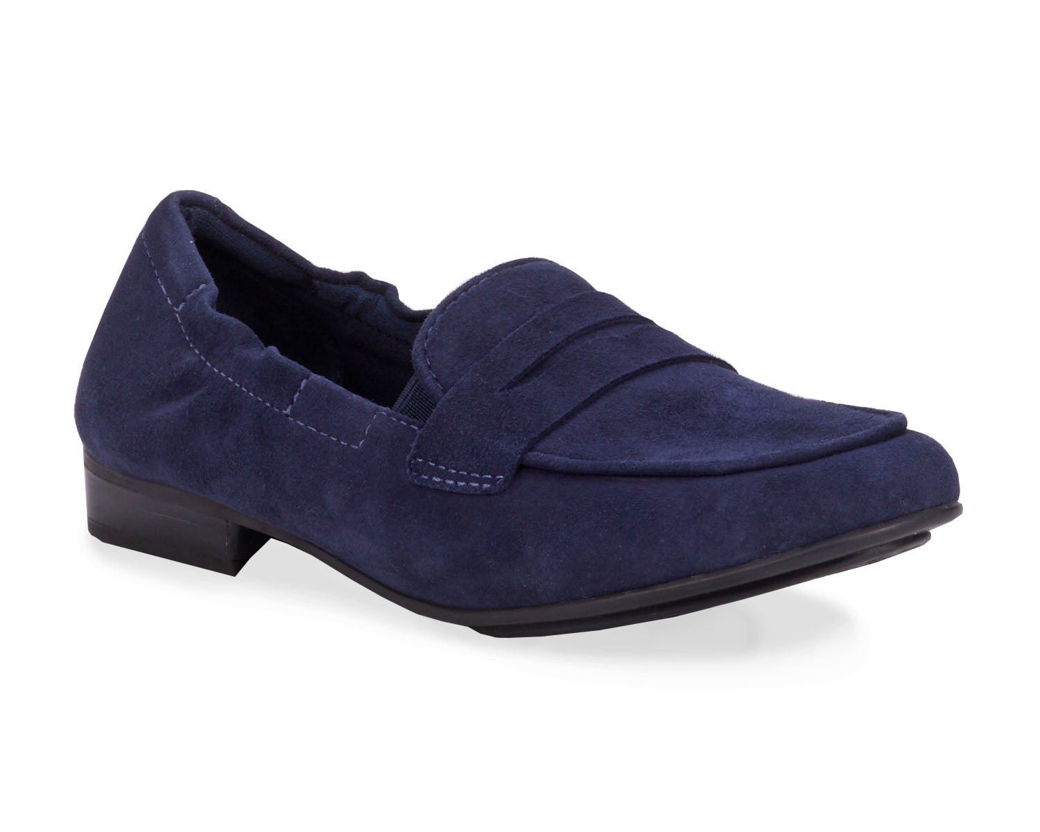 Ros Hommerson Trish Women's Penny Loafer - Navy Suede - Main View