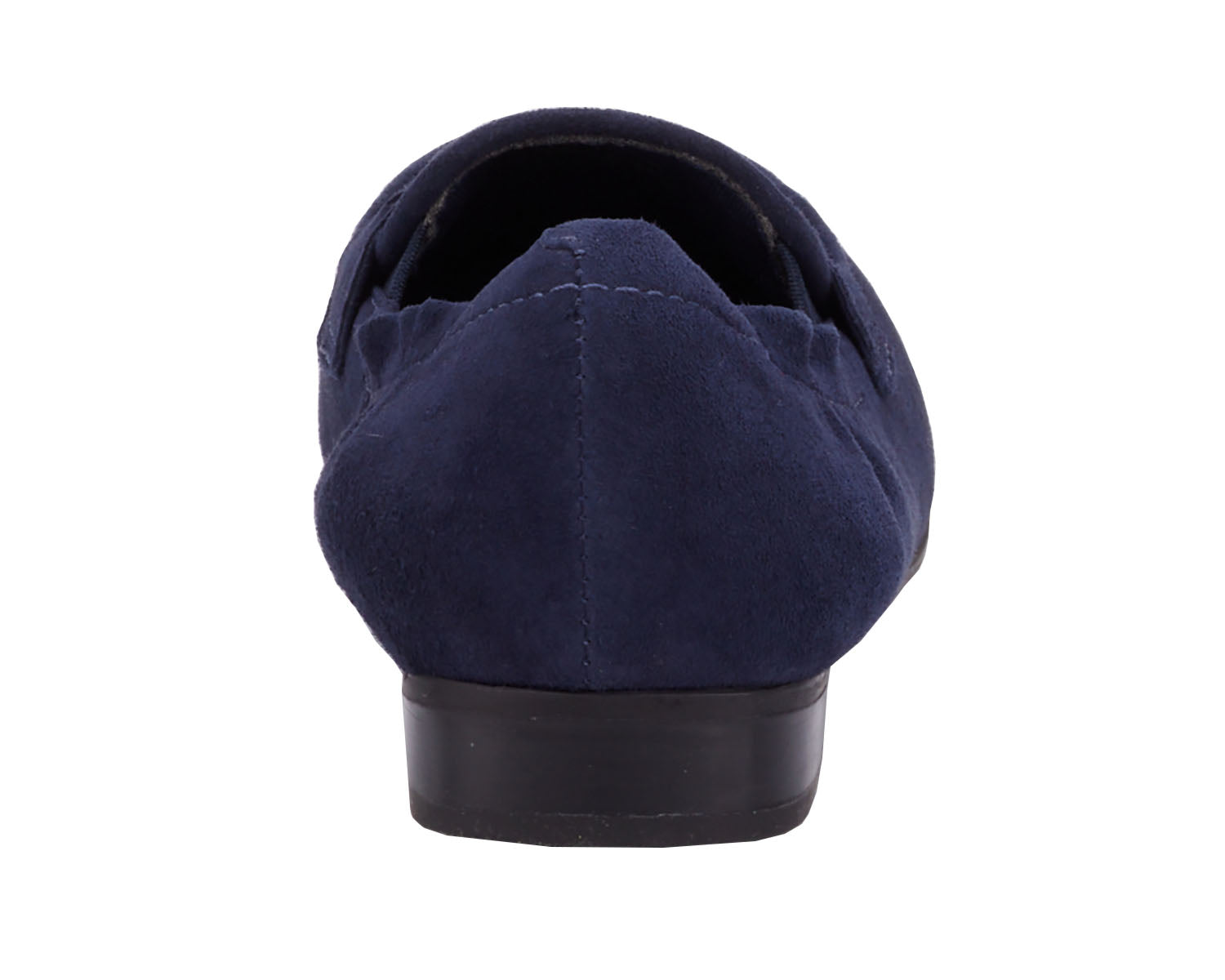 Ros Hommerson Trish Women's Penny Loafer - Navy Suede - Back View