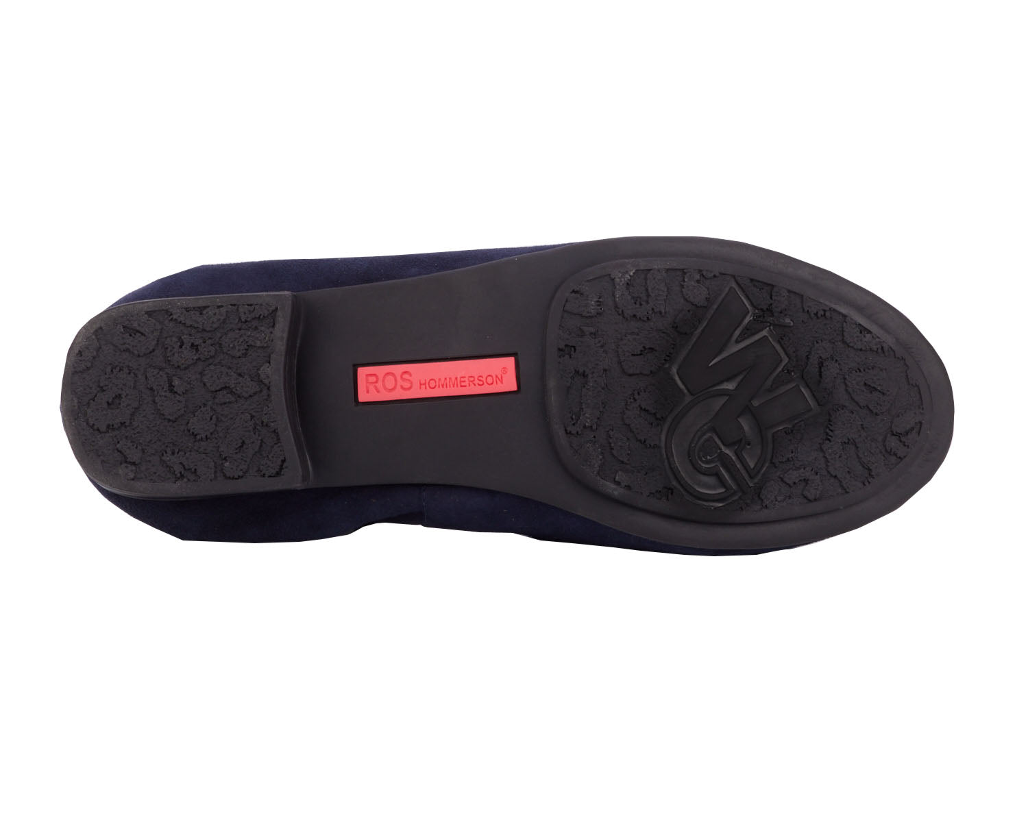 Ros Hommerson Trish Women's Penny Loafer - Navy Suede - Top View