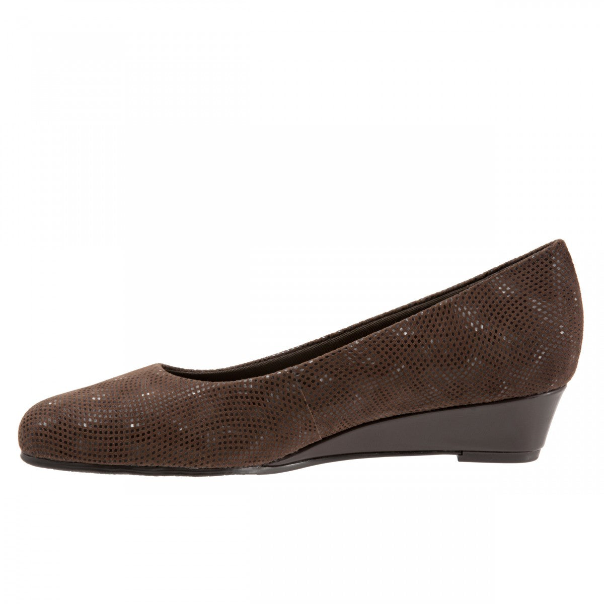 Trotters Lauren - Women's Dress Wedge - Brown 3d - inside