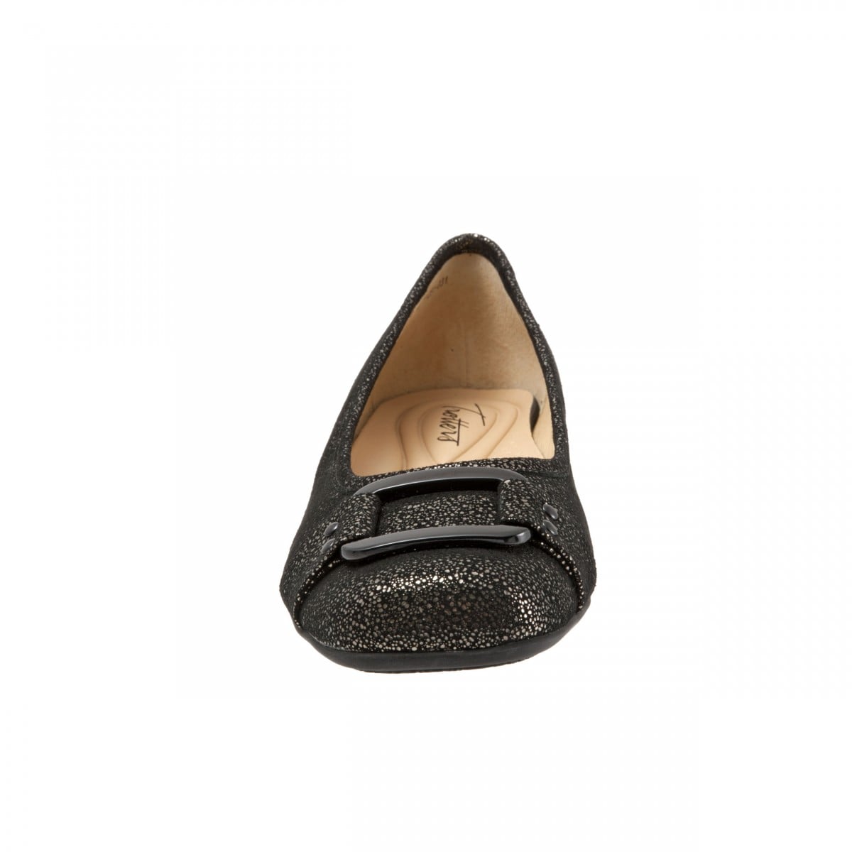 Trotters Sizzle Signature - Women's Flat - Black - front