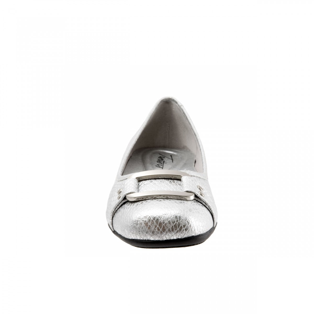 Trotters Sizzle Signature - Women's Flat - Silver - front