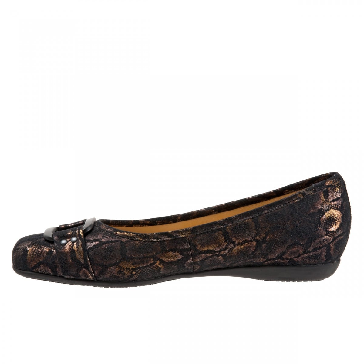 Trotters Sizzle Signature - Women's Flat - Black - inside