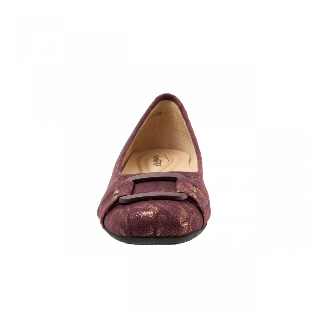 Trotters Sizzle Signature - Women's Flat - Bordeaux - front