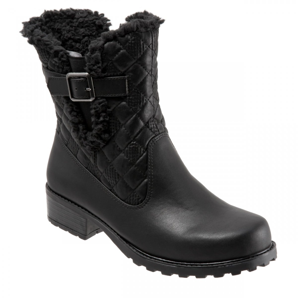 Trotters Blast III - Women's Cold Weather Boot - Black Quiltd - main