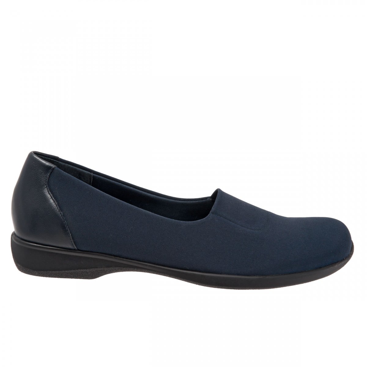 Trotters Jake - Women's Casual Slip-on Shoe - Navy Combo - outside