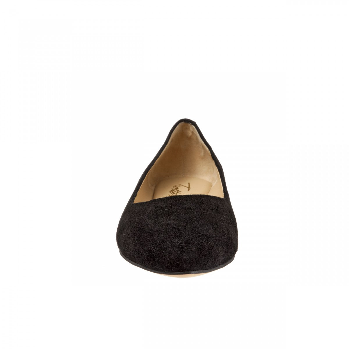 Trotters Estee - Women's Flats - Black Suede - front