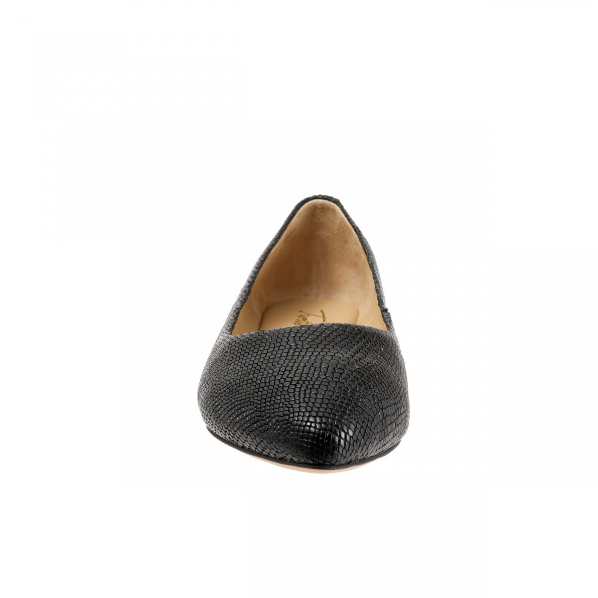 Trotters Estee - Women's Flats - Black Snk - front