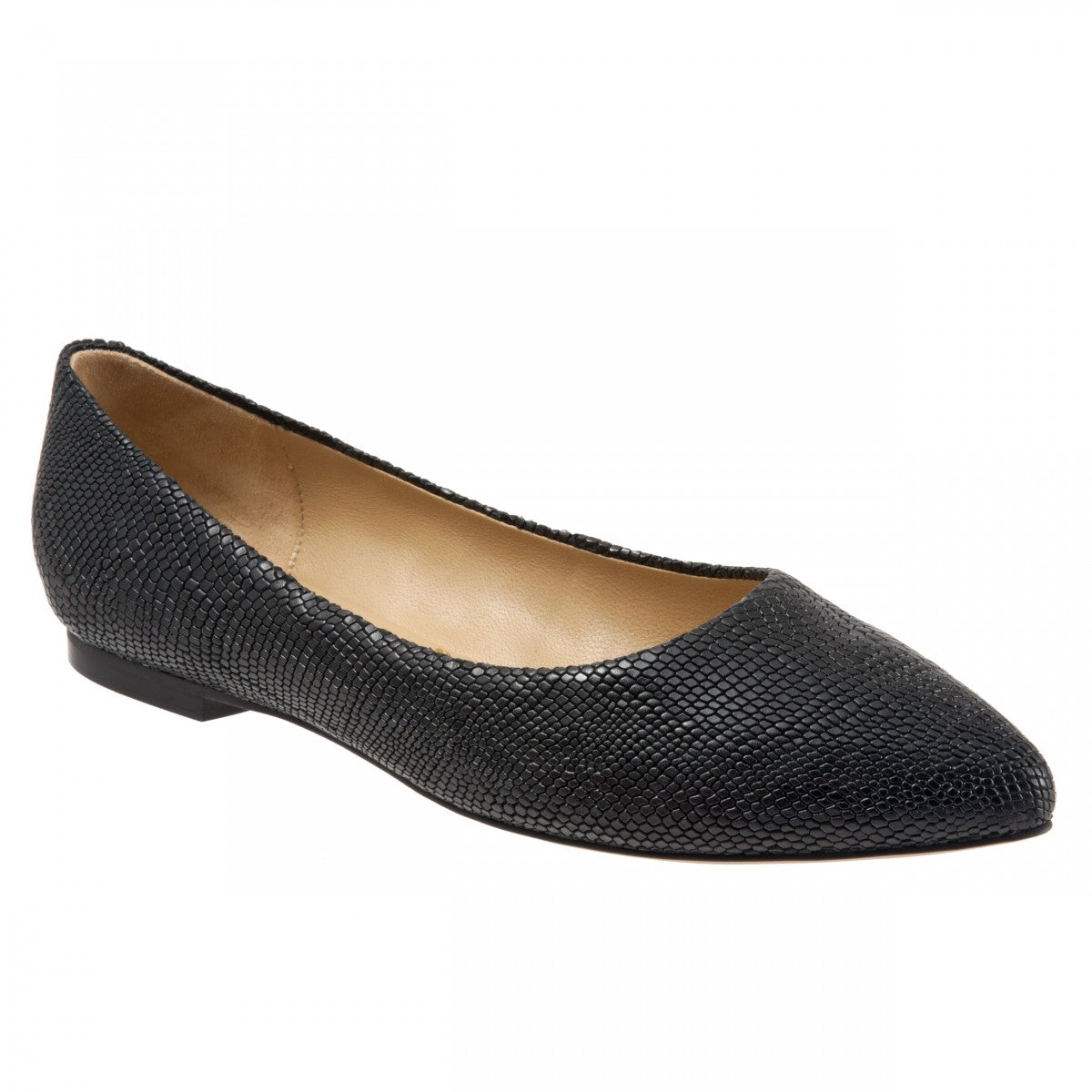 Trotters Estee - Women's Flats - Black Snk - main