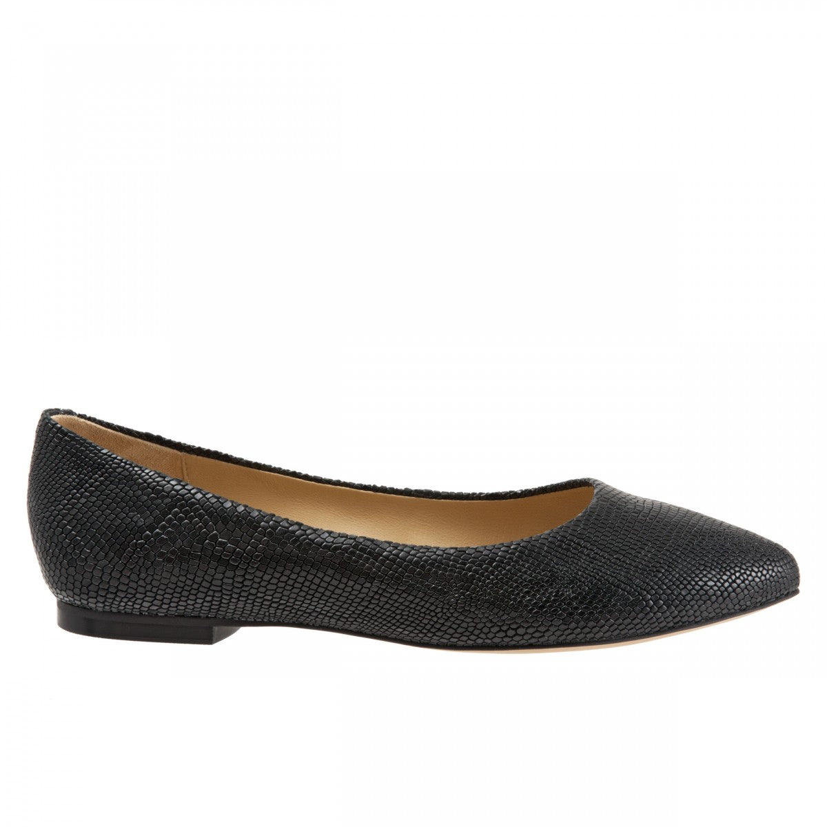 Trotters Estee - Women's Flats - Black Snk - outside