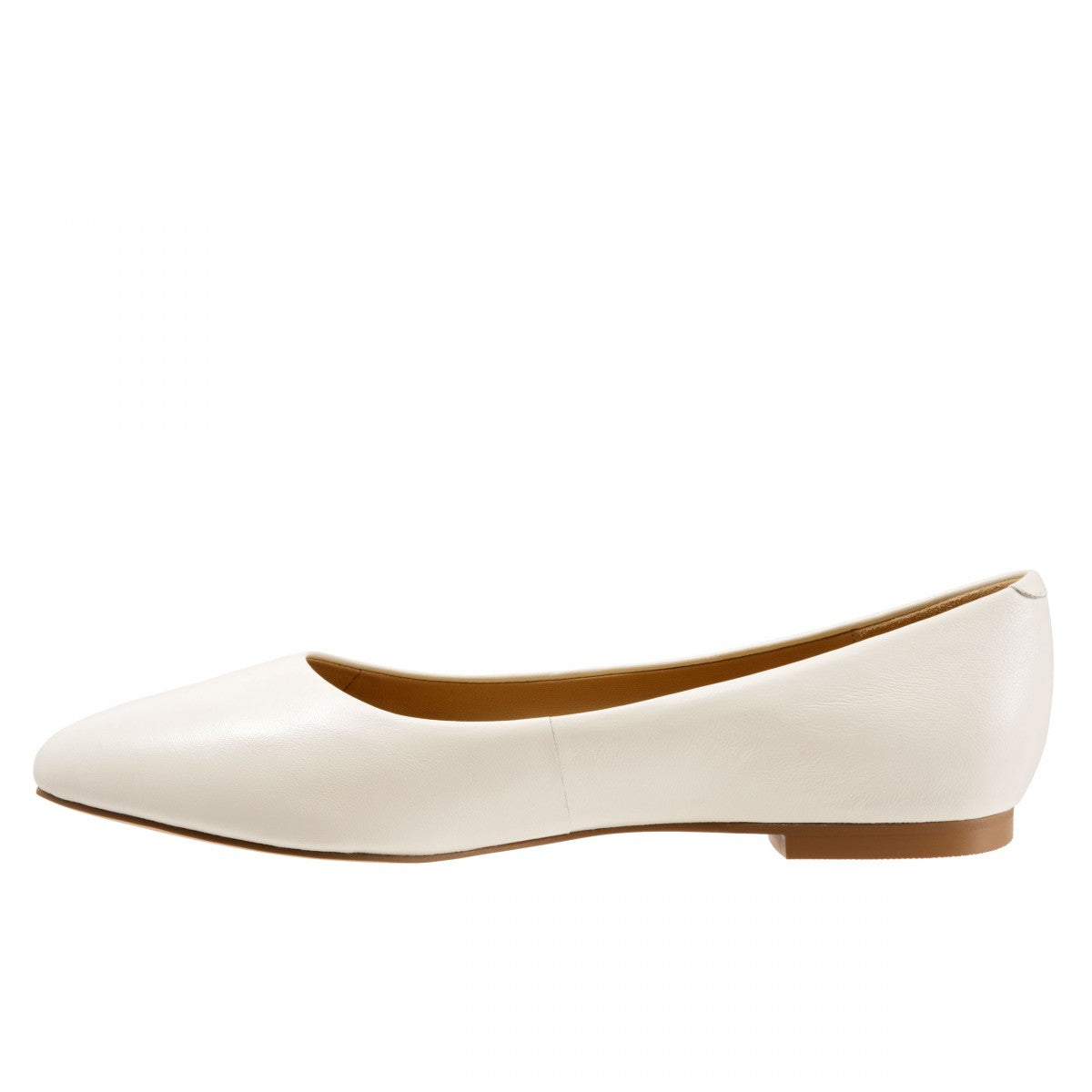 Trotters Estee - Women's Flats - Off White - inside