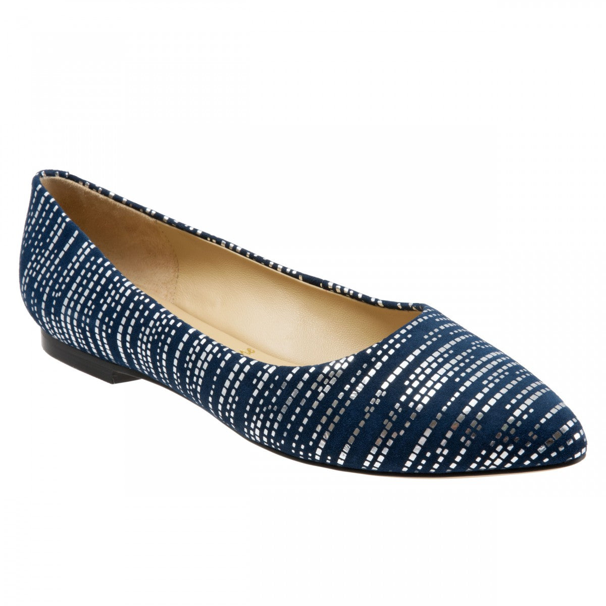 Trotters Estee - Women's Flats - Navy/silver - main