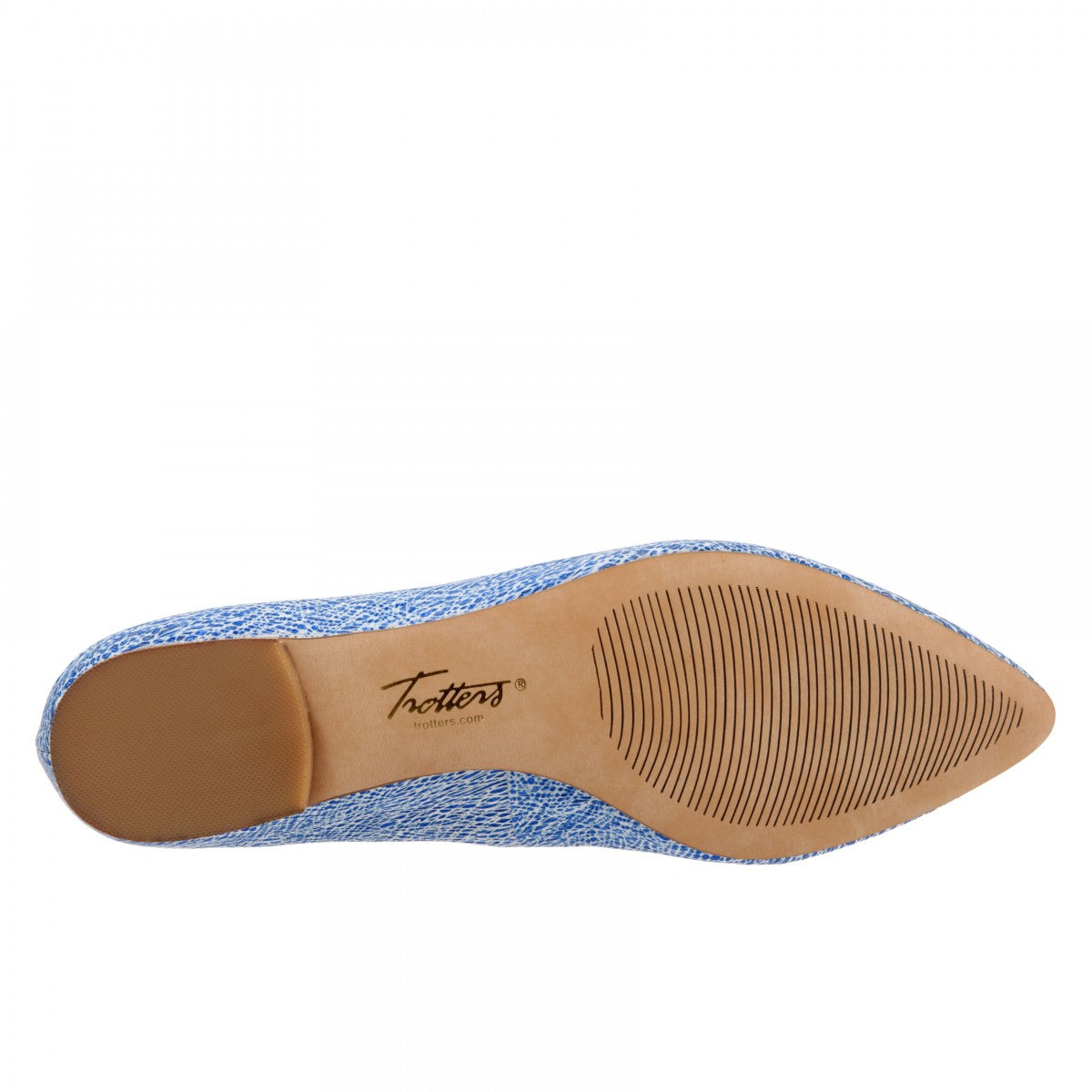 Trotters Signature Estee Women's Casual Flat - Washed Blue - bottom