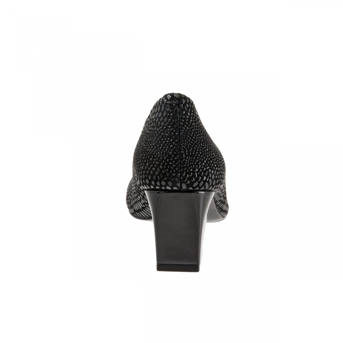 Trotters Candela - Women's Pump - Blk Lizard - back