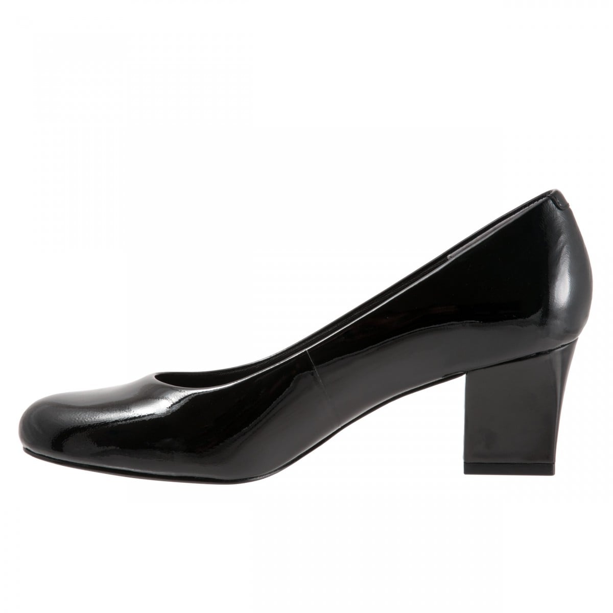 Trotters Candela - Women's Pump - Black Pat - inside