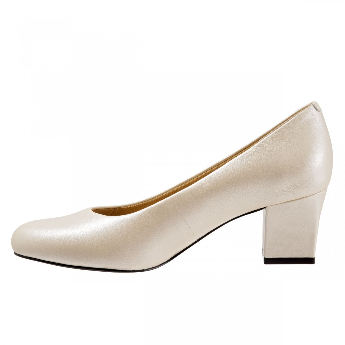 Trotters Candela - Women's Pump - White Pearl - inside