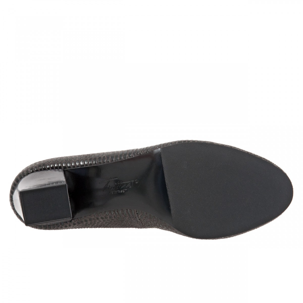 Trotters Candela - Women's Pump - Dk Grey Liza - bottom