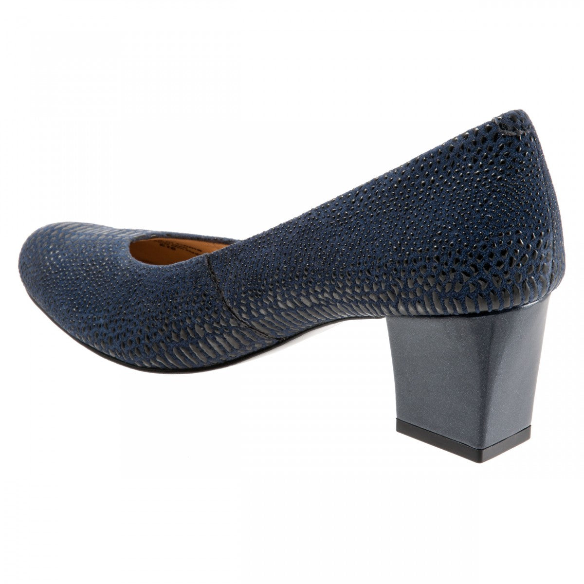 Trotters Candela - Women's Pump - Navy Lizard - back34