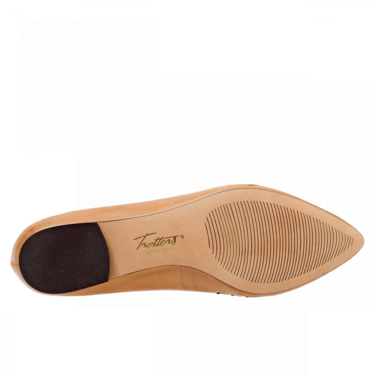 Trotters Signature Estee Woven Women's Casual Flats - Tan - bottom