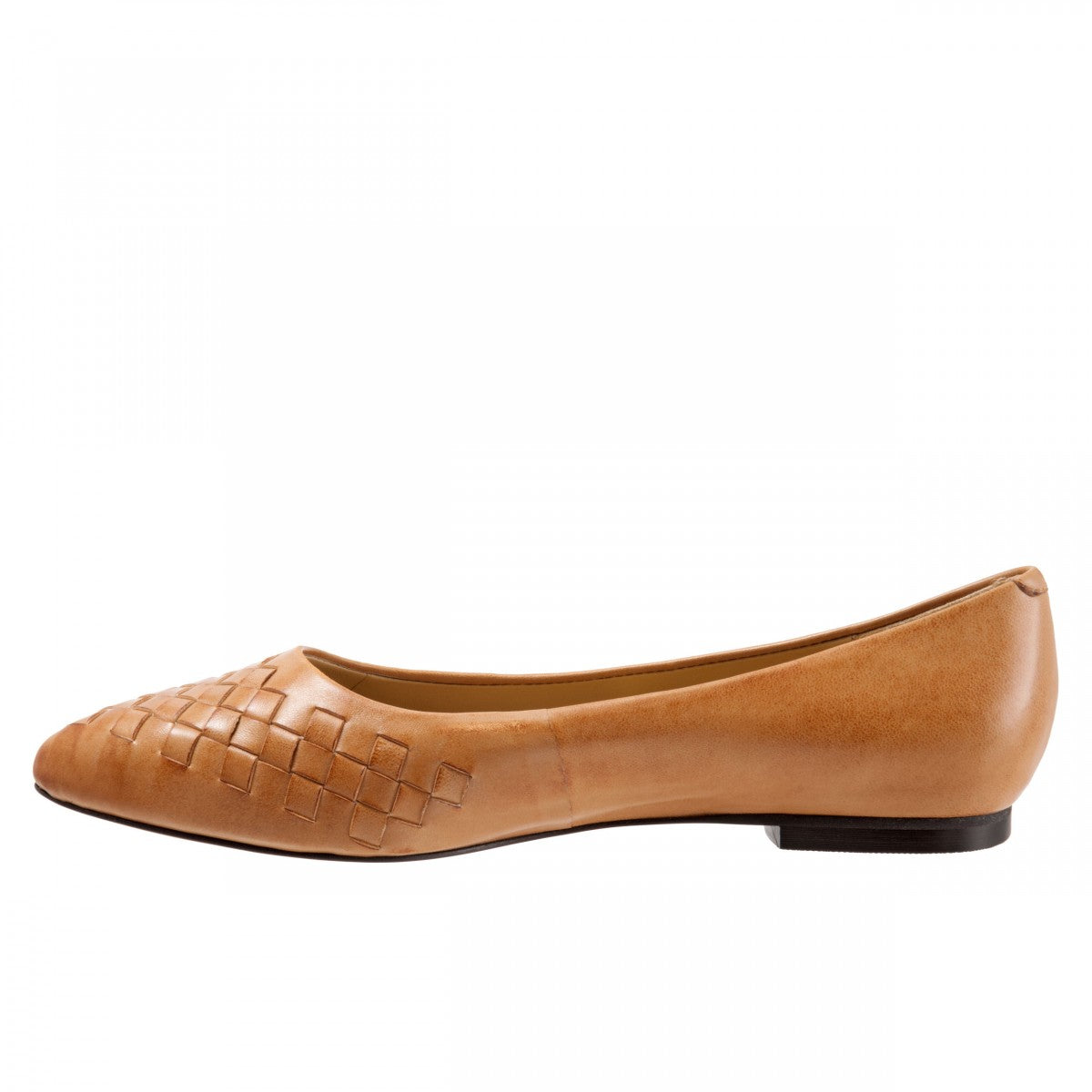Trotters Signature Estee Woven Women's Casual Flats - Tan - inside