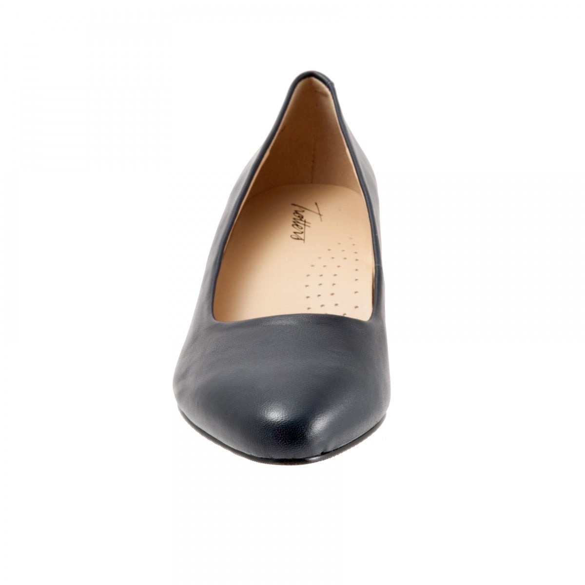 Trotters Kiera Women's Heeled Pump - Navy - front