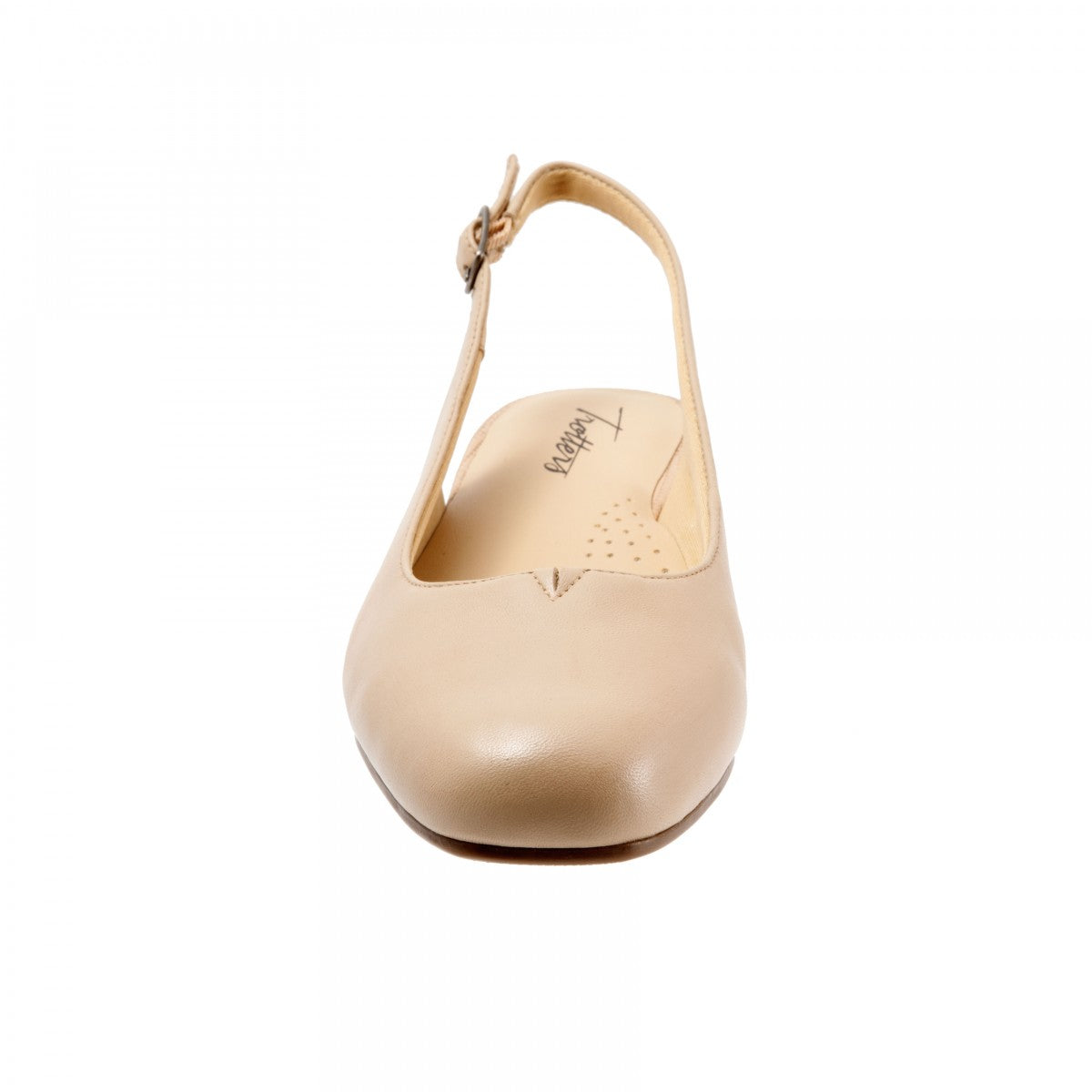 Trotters Lenore Women's Slingback Wedge - Nude - front