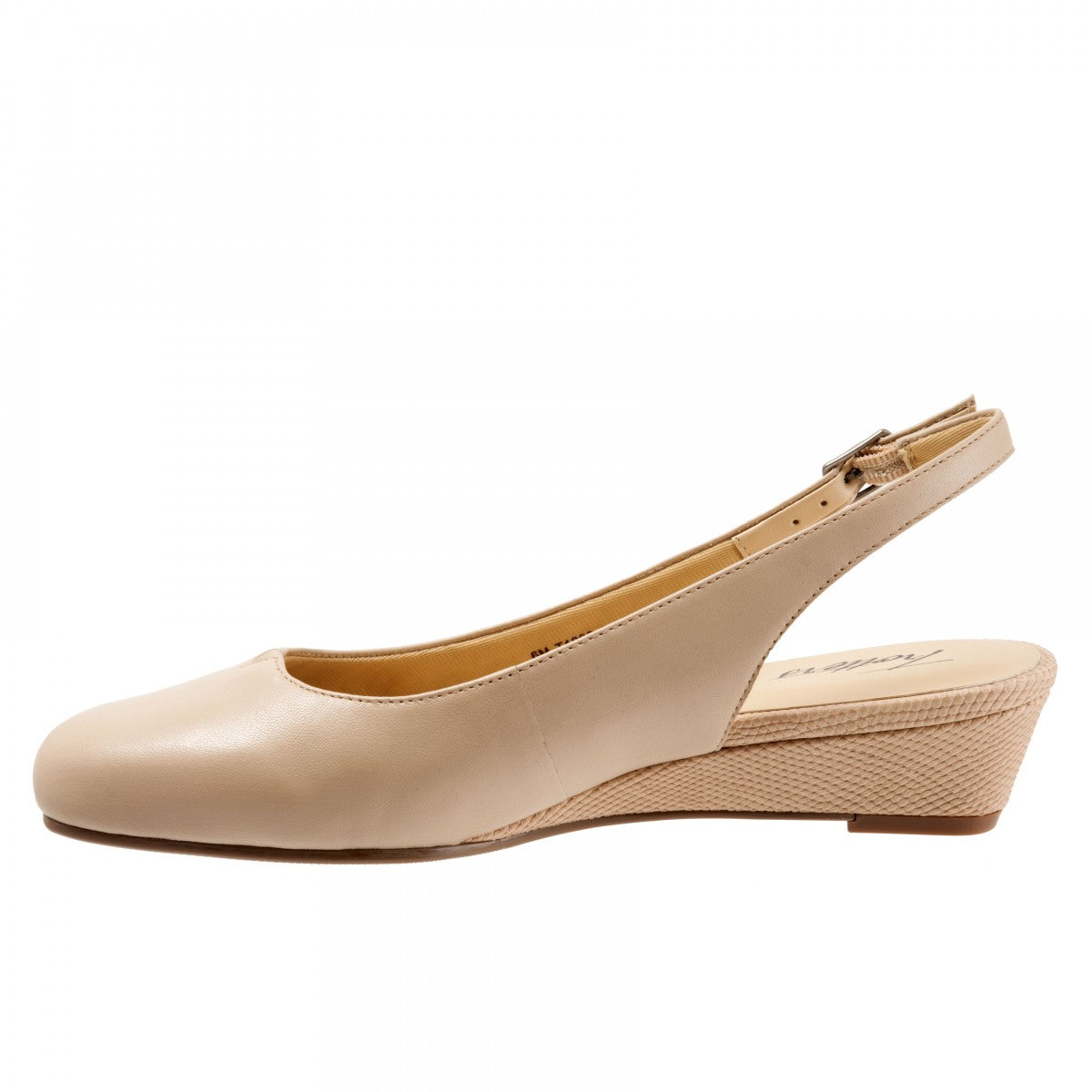 Trotters Lenore Women's Slingback Wedge - Nude - inside