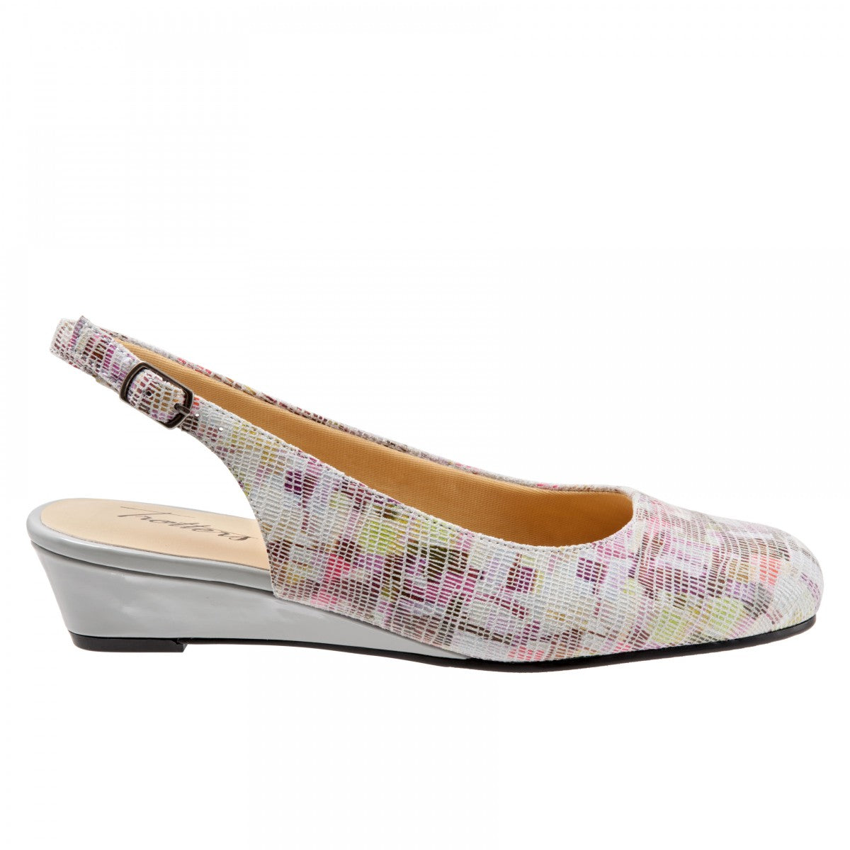 Trotters Lenore Women's Slingback Wedge - Lt Multi - outside