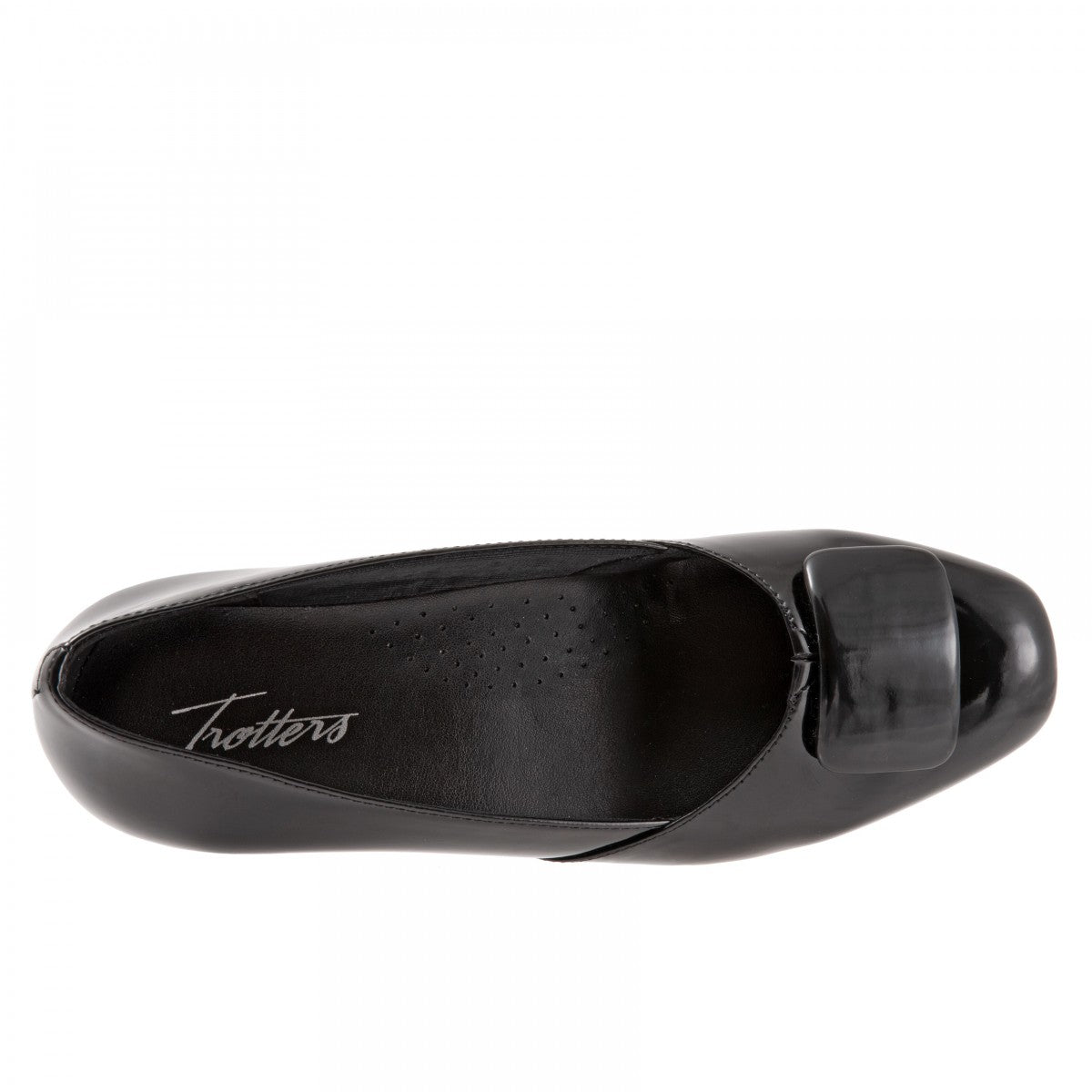 Trotters Delse - Black Pat - top
