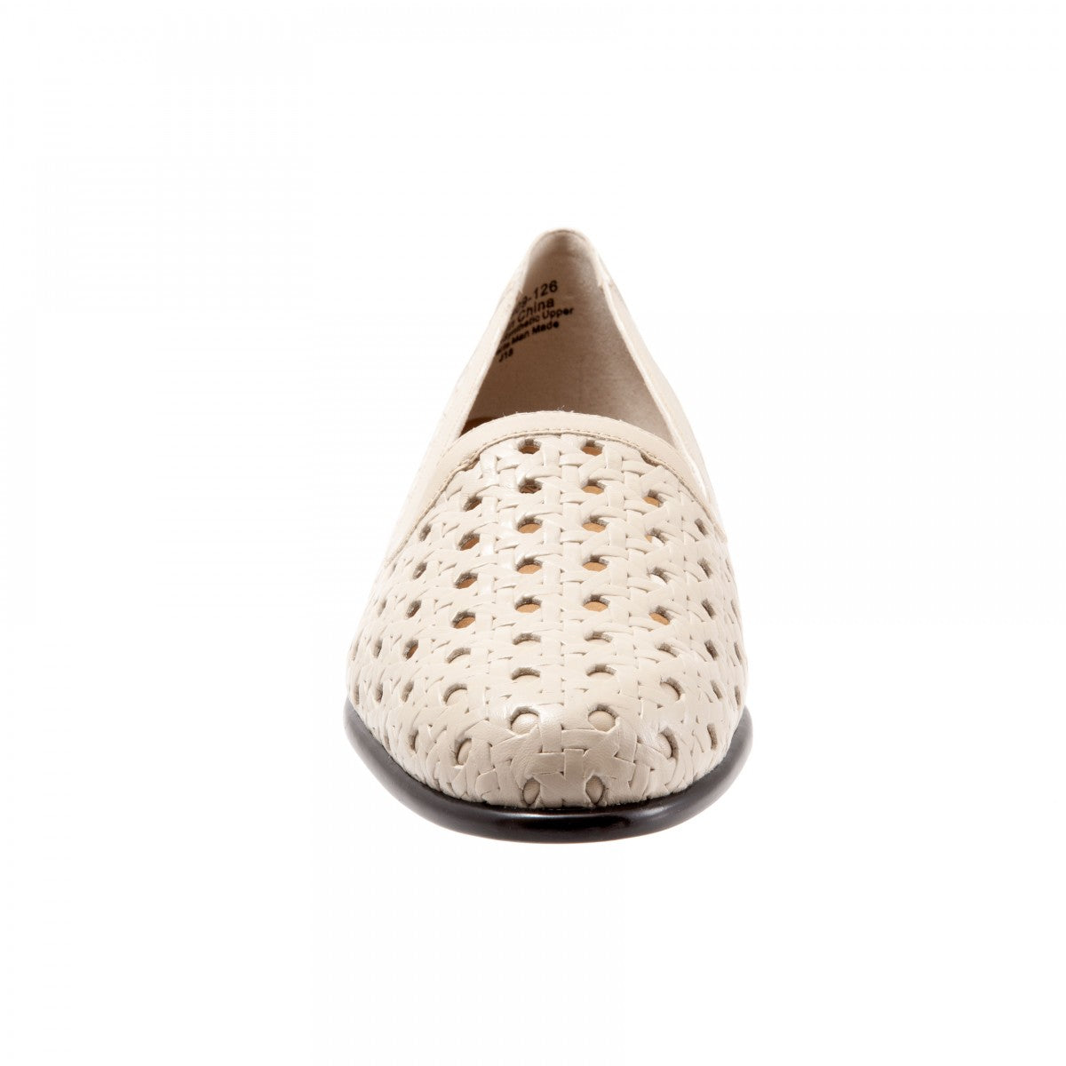 Trotters Liz Open Weave - Bone - front