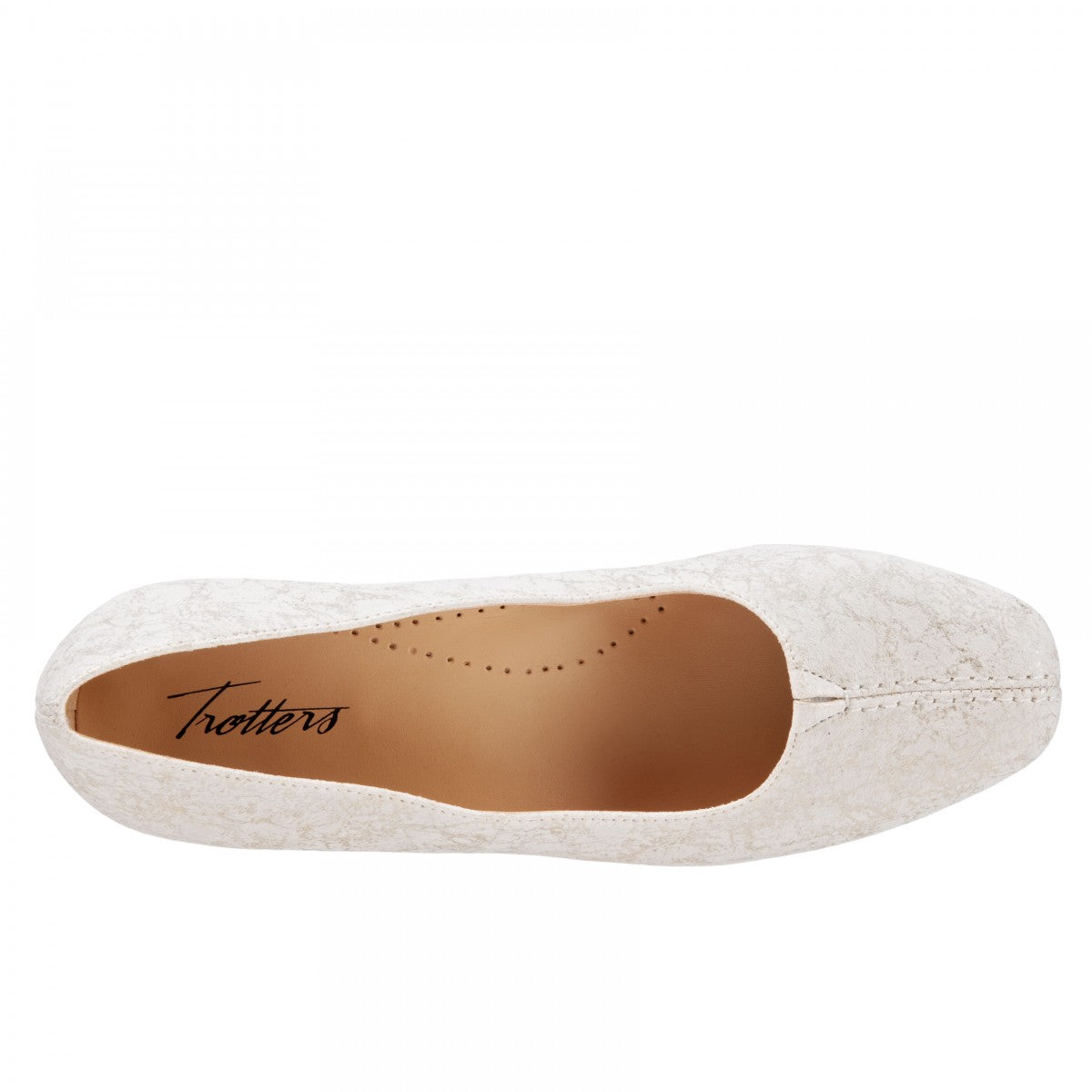 Trotters Doris - Off White/go - top