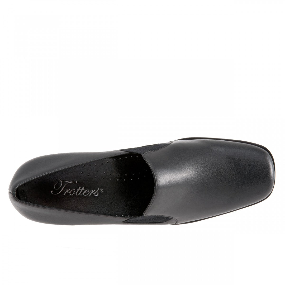 Trotters Ash - Women's Slip-on Dress Shoes - Black - top