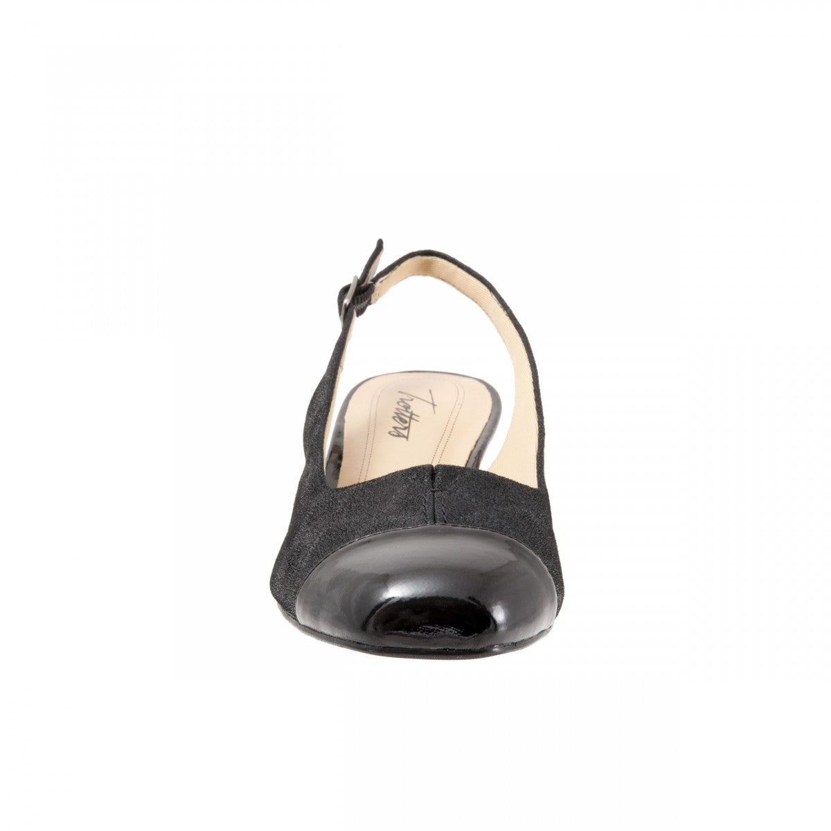 Trotters Dea - Women's Adjutable Dress Shoes - Black Quilte - front