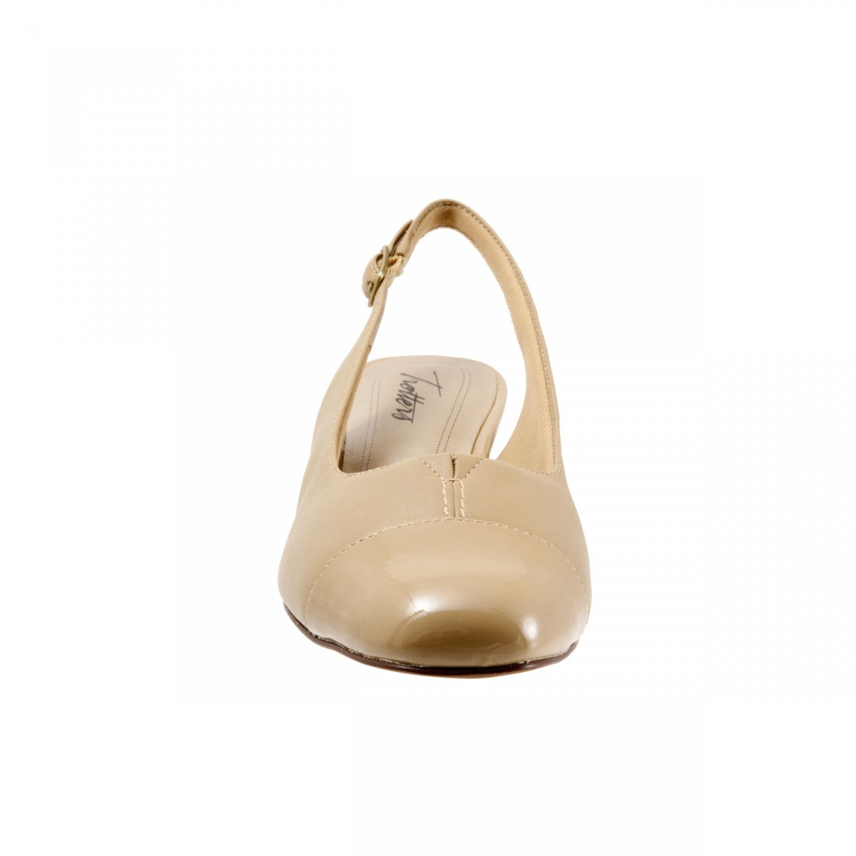Trotters Dea - Women's Adjutable Dress Shoes - Nude - front