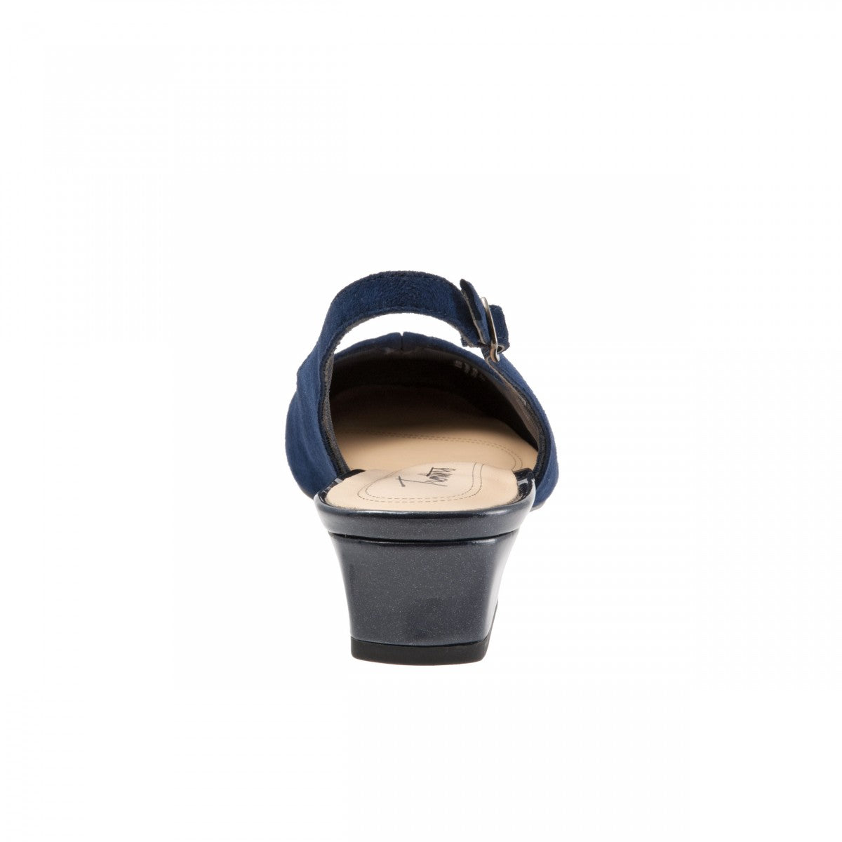 Trotters Dea - Navy Suede - back