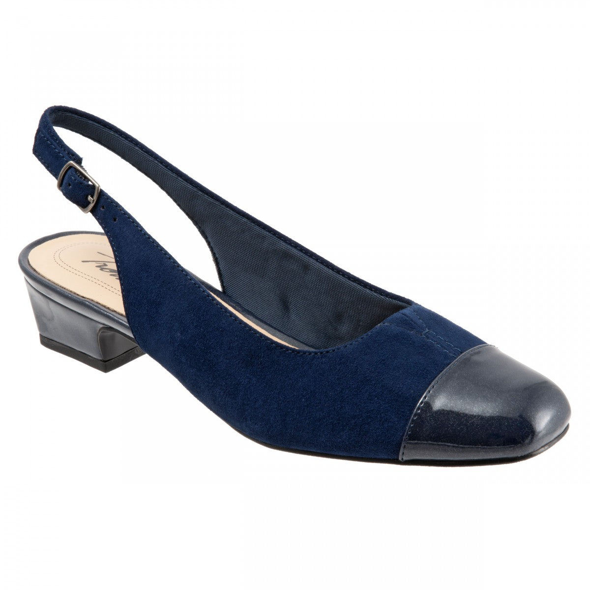 Navy Suede