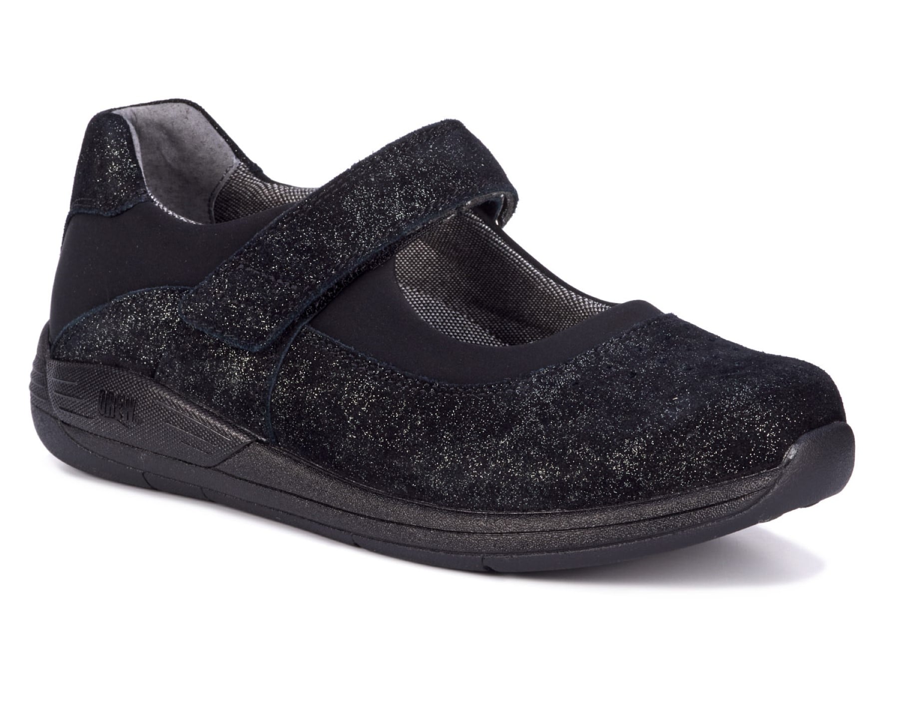 Black/Silver Leather