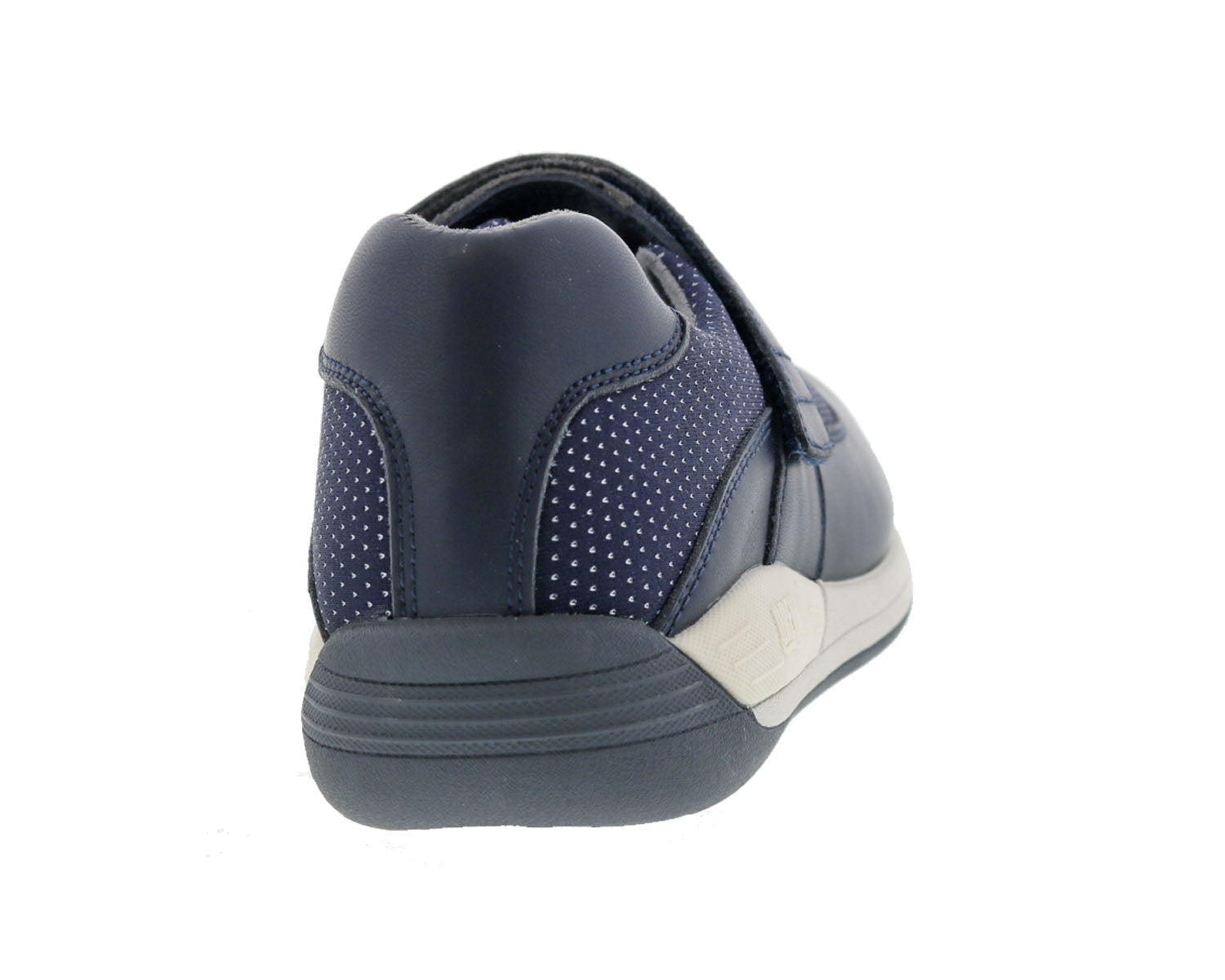 Drew Trust Women's Therapeutic Shoe - Navy Leather - Back View