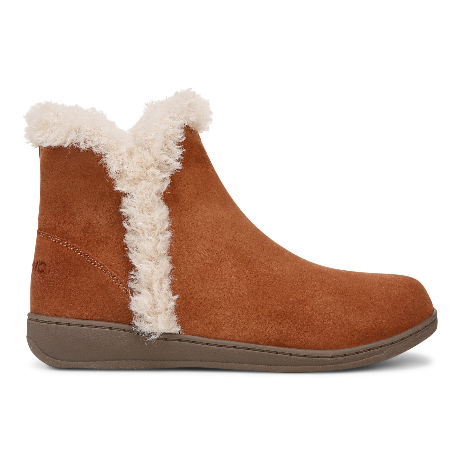 Vionic Unwind Bootie - Women's Ankle Bootie Slipper - Tan - Right side