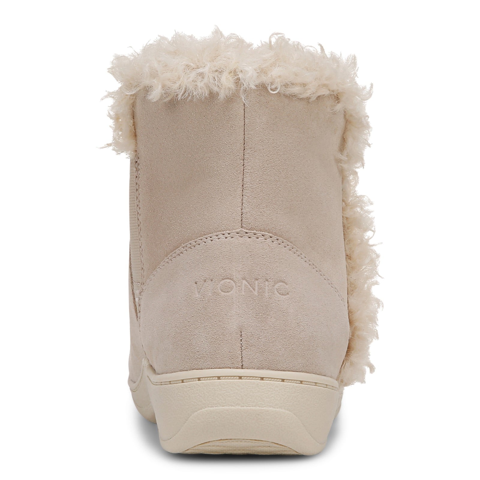 Vionic Unwind Bootie - Women's Ankle Bootie Slipper - Oatmeal - Back