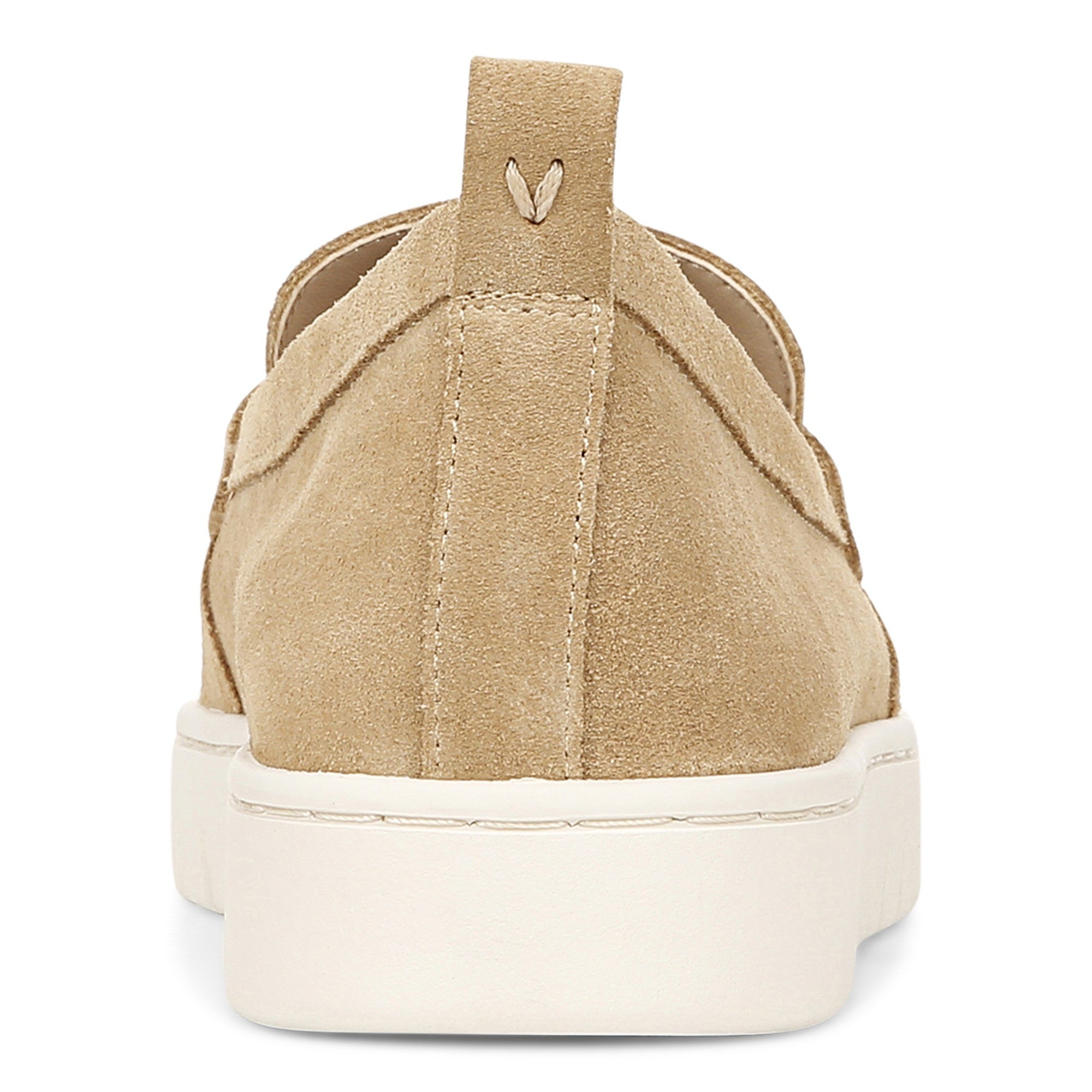 Vionic Uptown Women's Slip-On Loafer Moc Casual Shoes - Sand Suede - Back