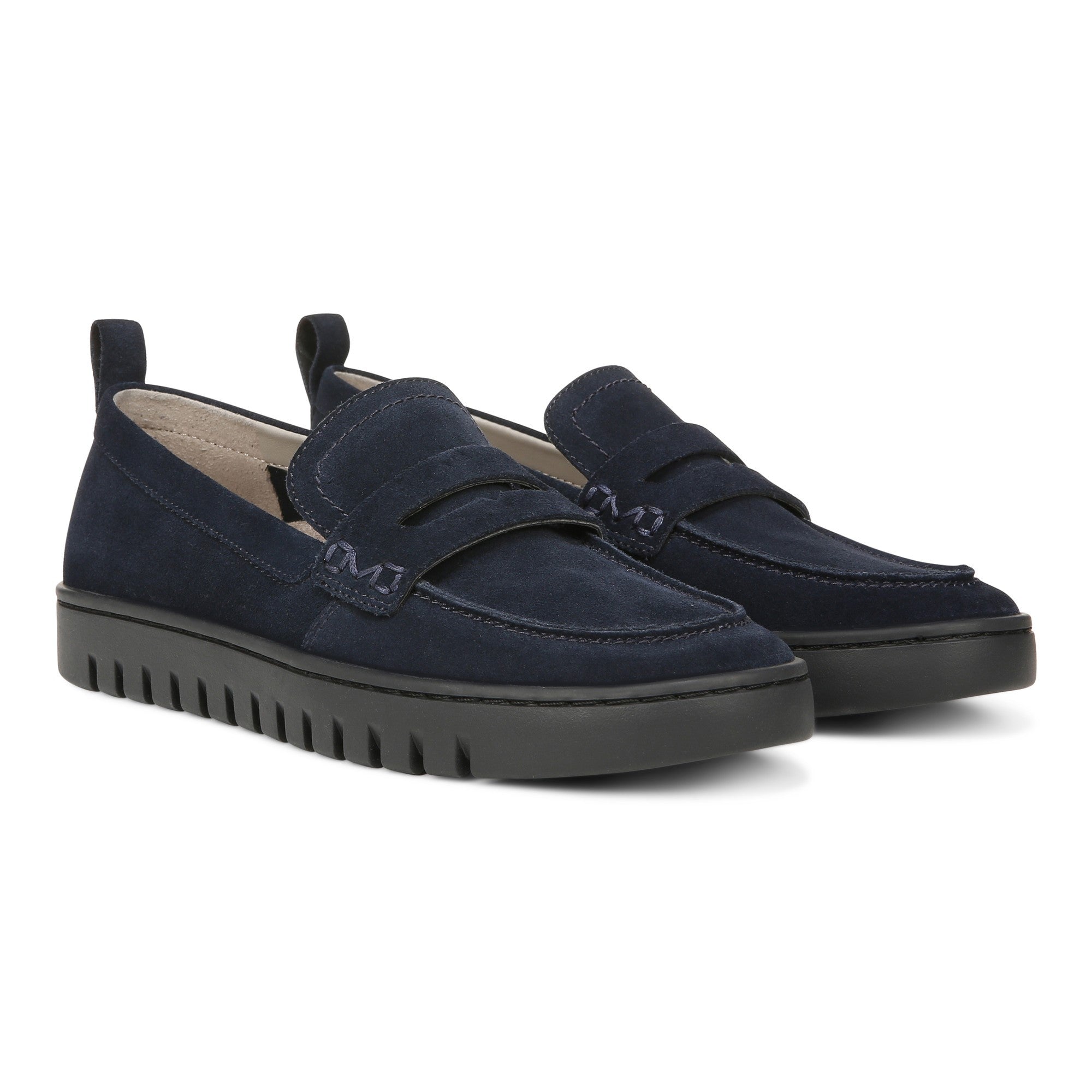 Navy Suede