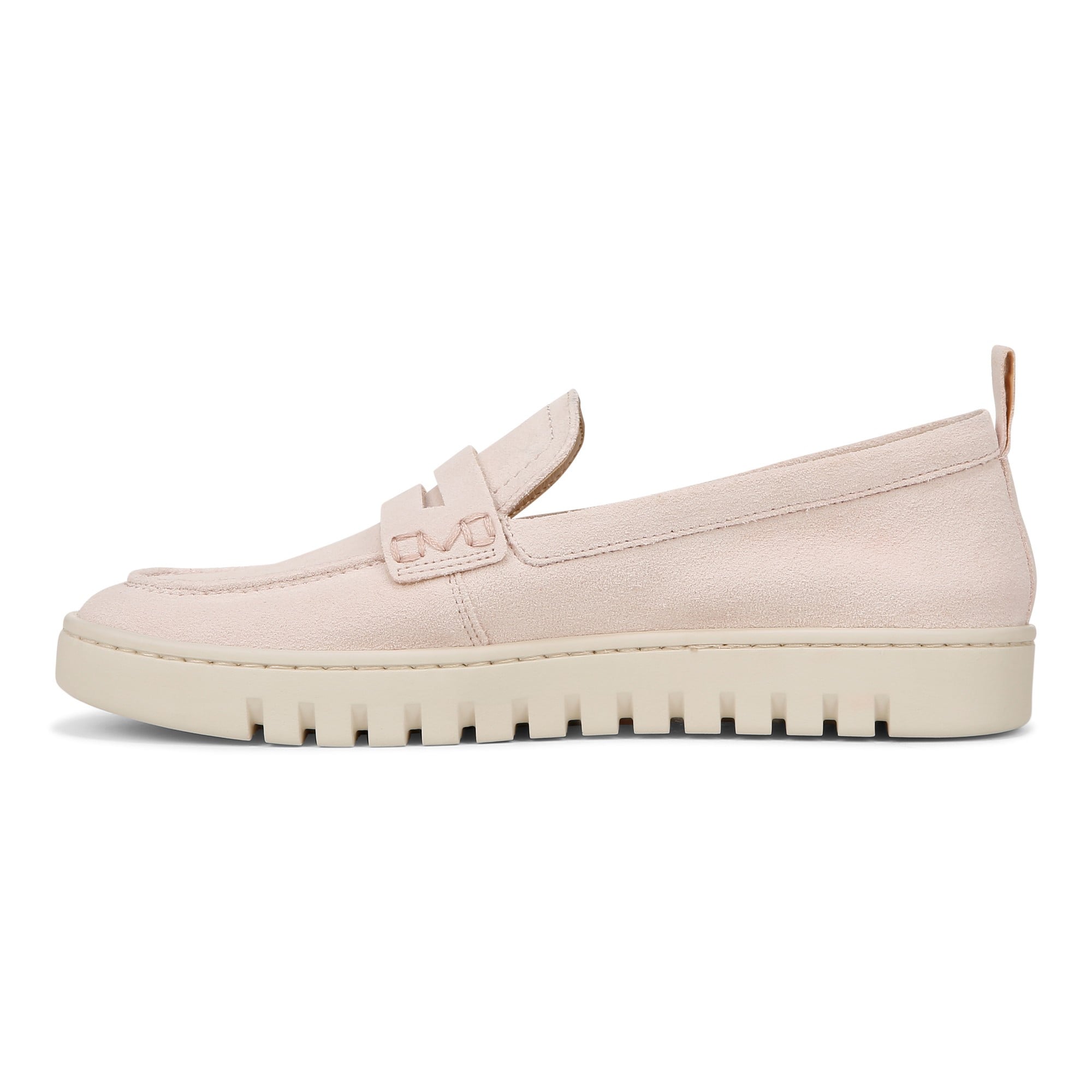 Vionic Uptown Women's Slip-On Loafer Moc Casual Shoes - Peony Pink - Left Side
