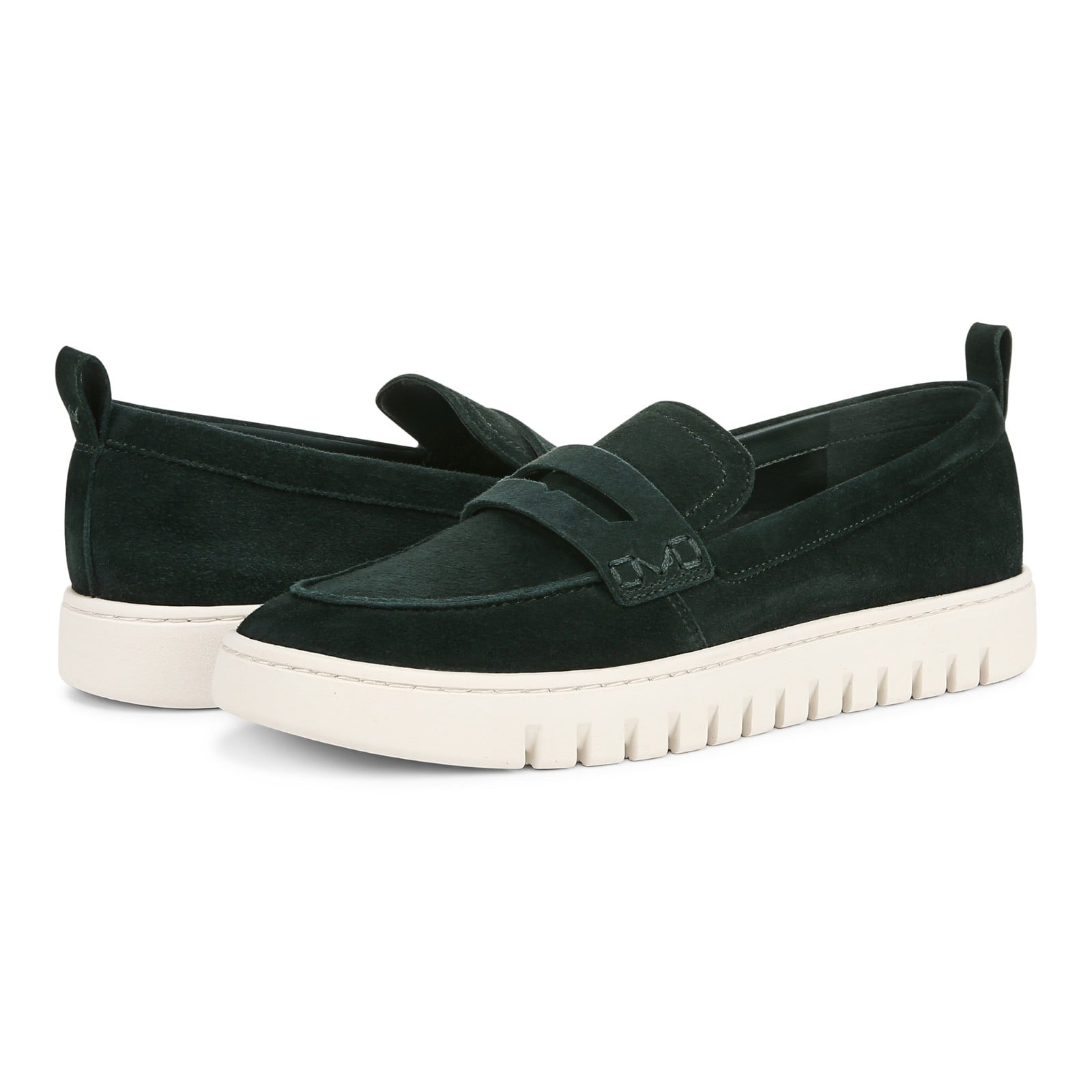 Vionic Uptown Women's Slip-On Loafer Moc Casual Shoes - Scarab - pair left angle