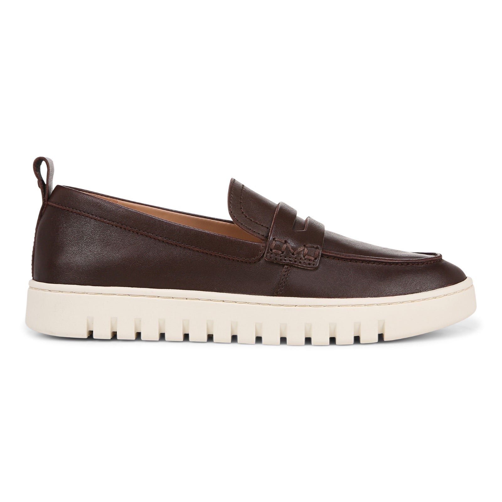 Vionic Uptown Women's Slip-On Loafer Moc Casual Shoes - Dark Brown - Right side