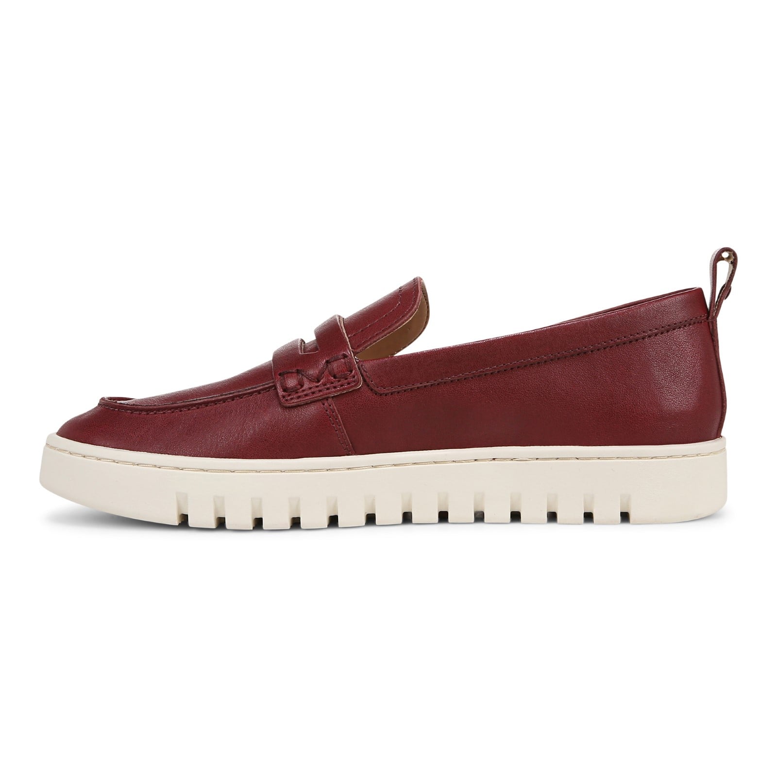 Vionic Uptown Women's Slip-On Loafer Moc Casual Shoes - Syrah - Left Side