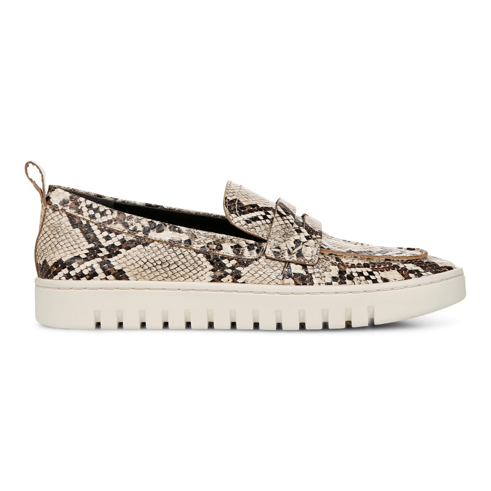 Vionic Uptown Women's Slip-On Loafer Moc Casual Shoes - Ivory Multi - Right side